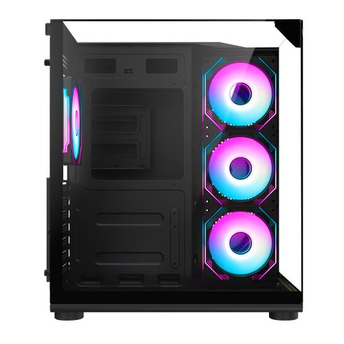 TURBOX Teras Akvaryum Cam Tasarım 4XARGB Fan 500W PSU USB 3.0 ATX Oyuncu Bilgisayar Kasası
 - Kasalar ürünleri tekmarshop.com'da